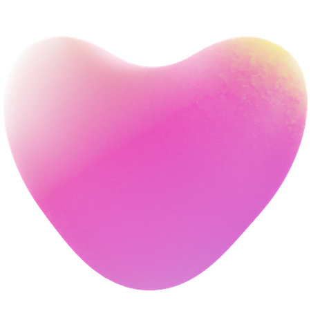 Heart Abstract Shape  3D Icon