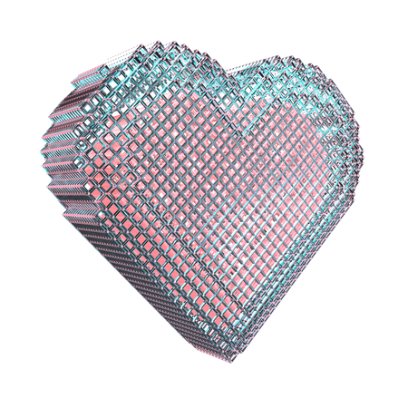 Heart Abstract Shape  3D Icon