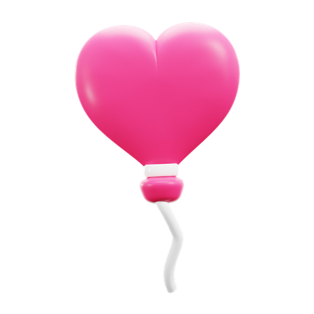 Heart Balllon  3D Icon