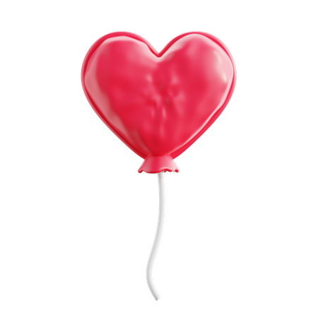 Heart Balloon  3D Icon