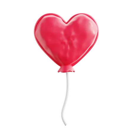 Heart Balloon  3D Icon