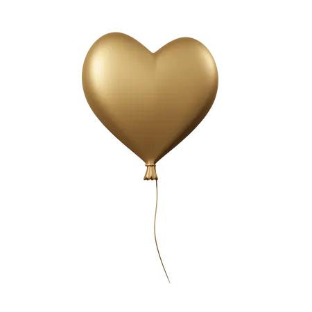 Heart balloon  3D Icon