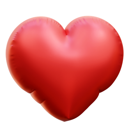 Heart Balloon  3D Icon