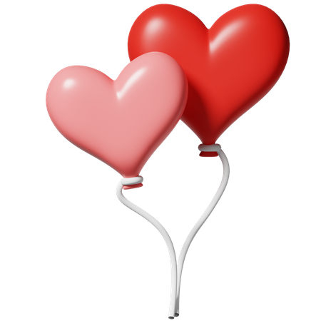 Heart Balloon  3D Icon