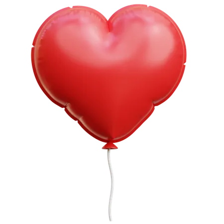 Heart Balloon  3D Icon