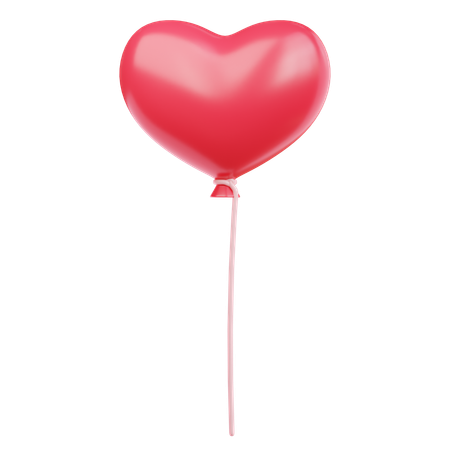 Heart Balloon  3D Icon