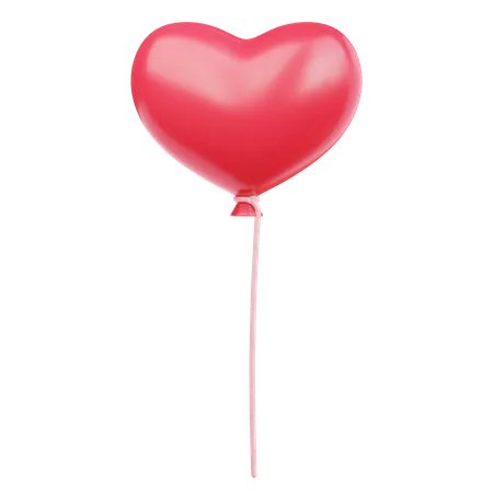 Heart Balloon  3D Icon