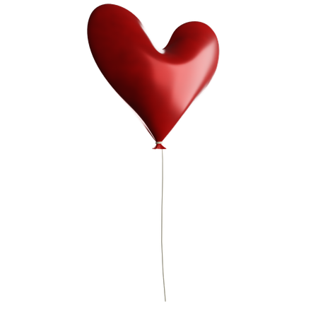 Heart Balloon  3D Icon