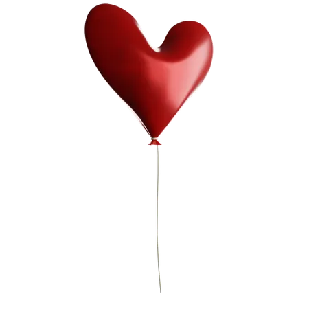 Heart Balloon  3D Icon