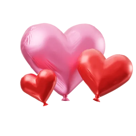 Heart Balloon  3D Icon