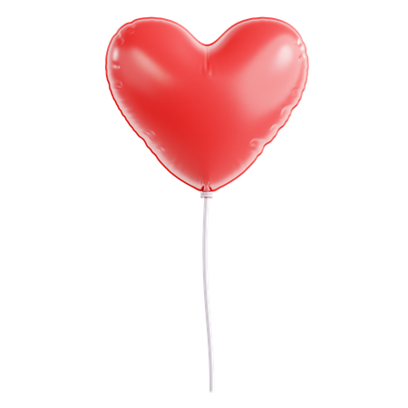 Heart Balloon  3D Icon