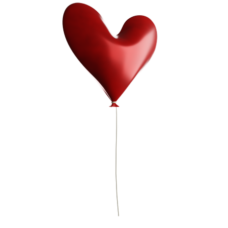 Heart Balloon  3D Icon
