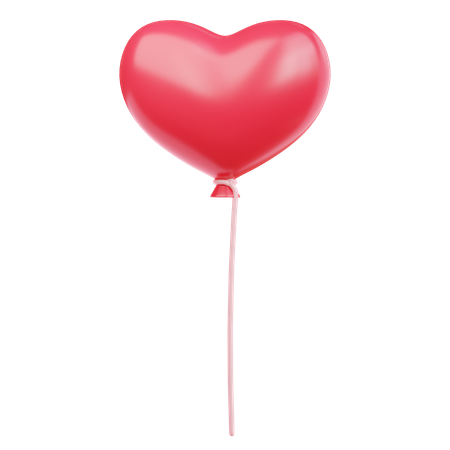 Heart Balloon  3D Icon