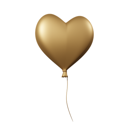 Heart balloon  3D Icon