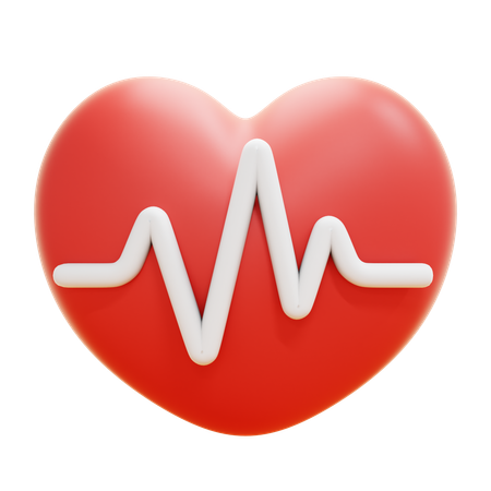 HEART BEAT  3D Icon