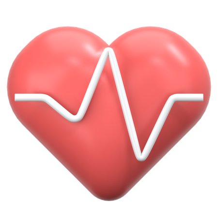 Heart beat  3D Icon