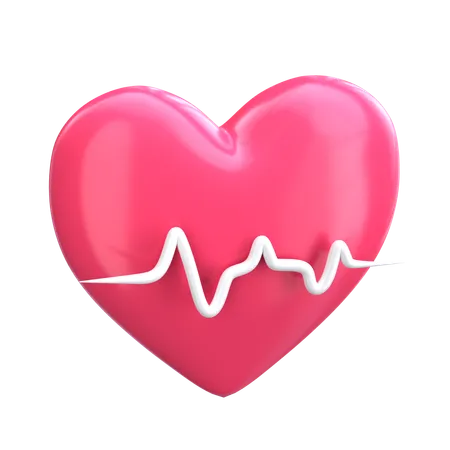 Heart Beat  3D Icon