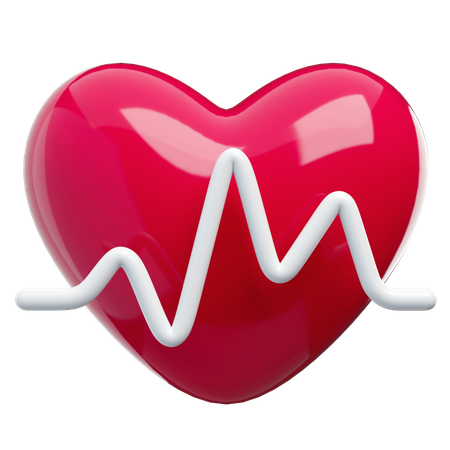 Heart Beat  3D Icon