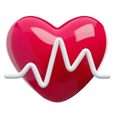 Heart Beat  3D Icon