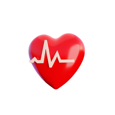 Heart Beat  3D Icon