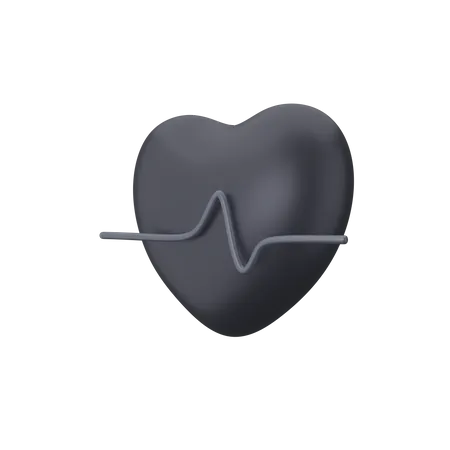 Heart Beat  3D Icon