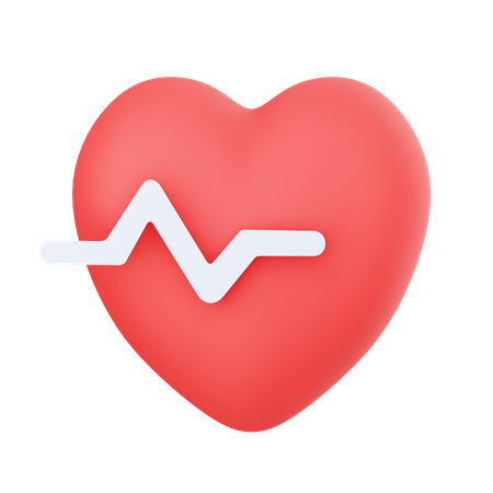 Heart Beat  3D Icon