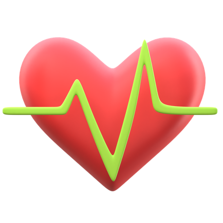 Heart Beat  3D Icon