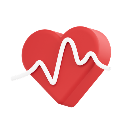 Heart Beat  3D Icon