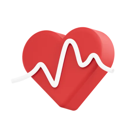 Heart Beat  3D Icon