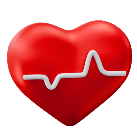 Heart Beat  3D Icon