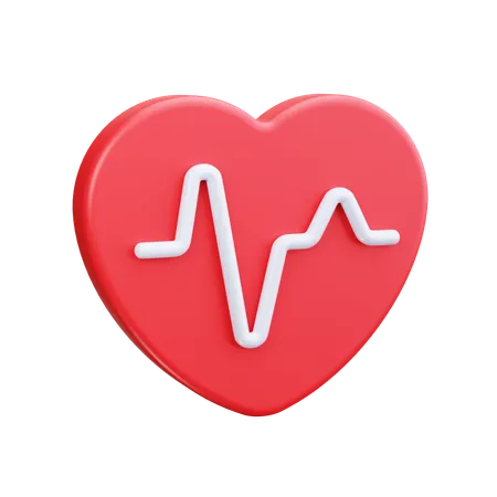 Heart Beat  3D Icon