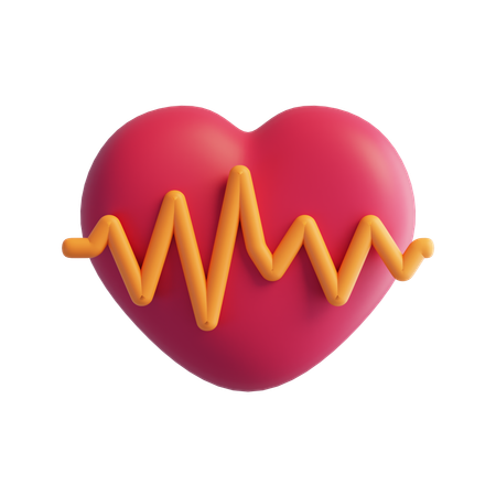 Heart Beat  3D Icon