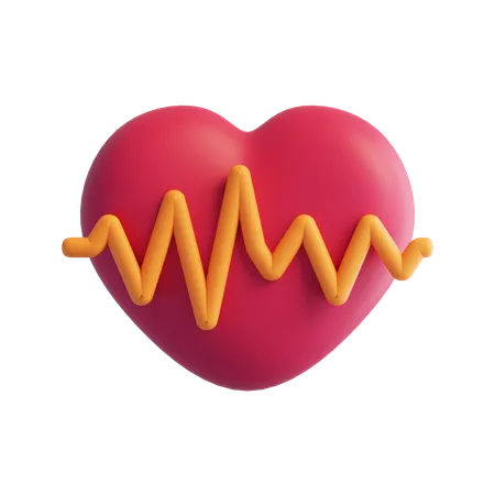 Heart Beat  3D Icon