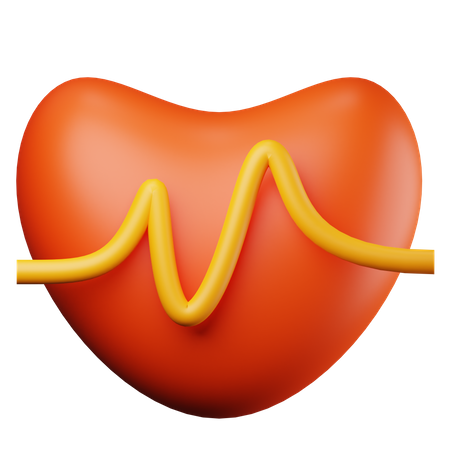 Heart Beat  3D Icon