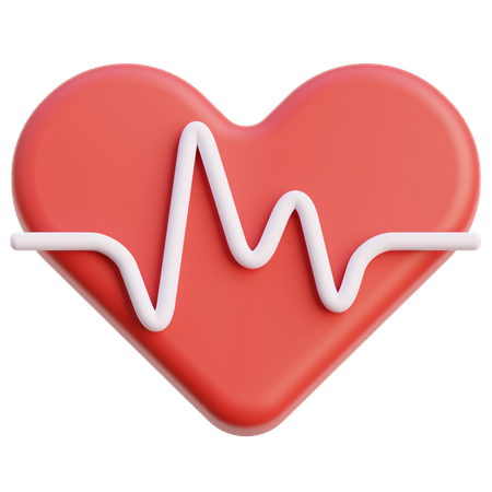 Heart Beat  3D Icon