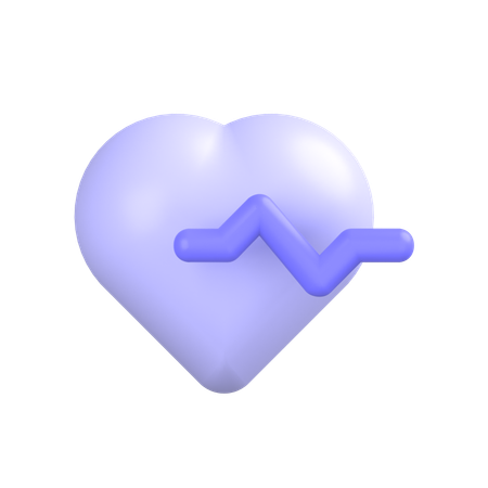 Heart Beat  3D Icon