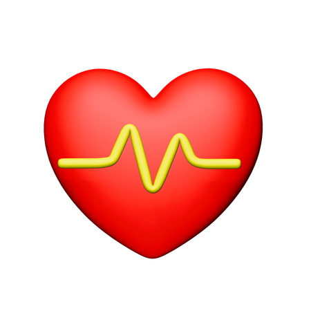 Heart Beat  3D Icon