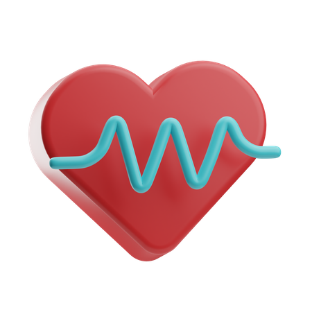 Heart Beat  3D Icon