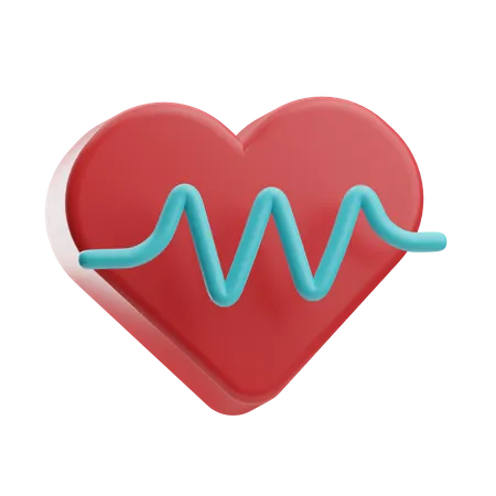 Heart Beat  3D Icon