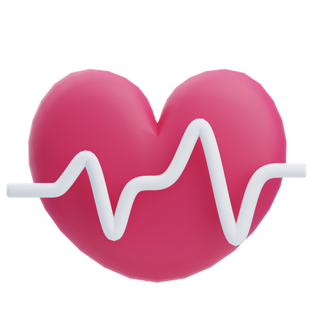 Heart Beat  3D Icon