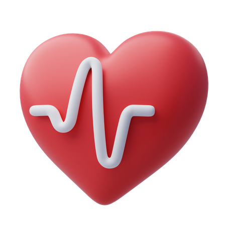 Heart Beat  3D Icon