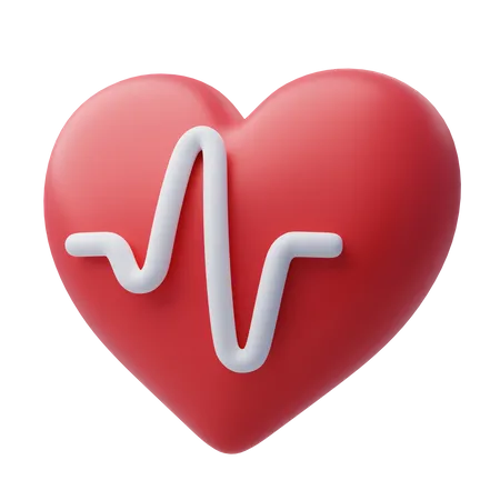 Heart Beat  3D Icon