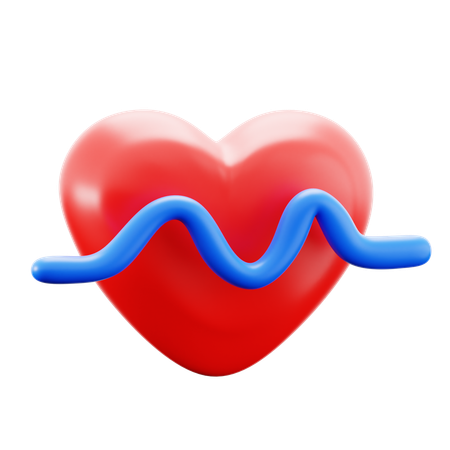 Heart Beat  3D Icon