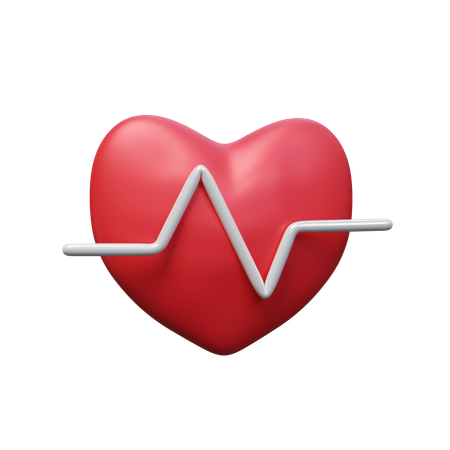 Heart Beat  3D Icon