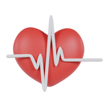 Heart Beat  3D Icon