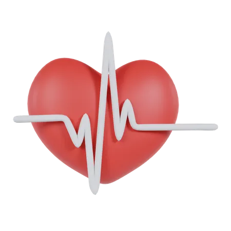 Heart Beat  3D Icon