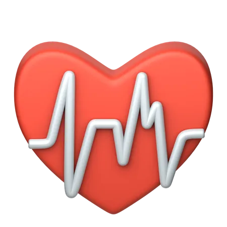 Heart Beat  3D Icon