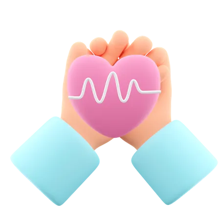 Heart Beat  3D Icon