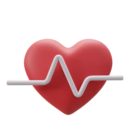 Heart Beat  3D Icon