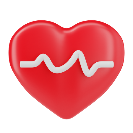Heart Beat  3D Icon